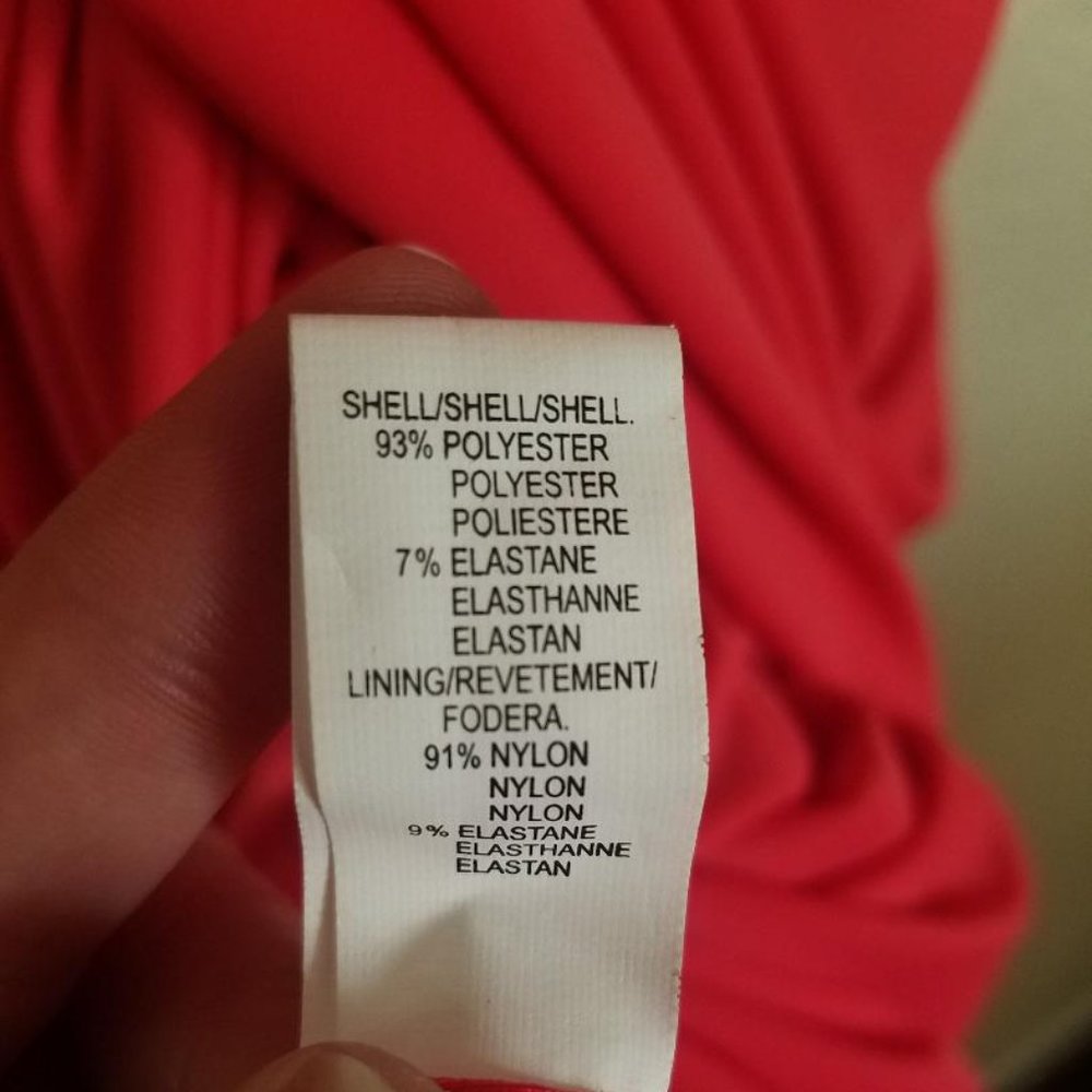 Halston Heritage-One Shoulder drape dress - Picture 5 of 5